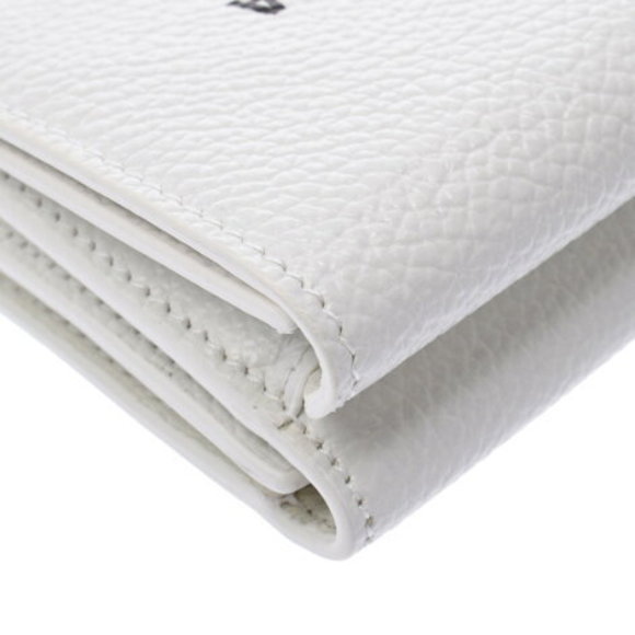 BALENCIAGA Mini Wallet White Calf Trifold Un - Picture 6 of 12